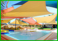 Reinforced Webbing Commercial Shade Sails , Polyester Swimming Pool Shade Structures