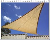 HDPE Knitted Fabric Sun Shade Sail For Outdoor Canopy Patio Lawn 180g / sqm