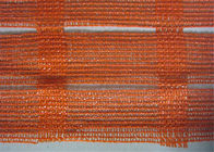 Κίνα Βιομηχανική φορητή πορτοκαλιά πλαστική αλιεία με δίχτυα φρακτών εμποδίων πλέγματος για τις ανοικτές ανασκαφές επιχείρηση